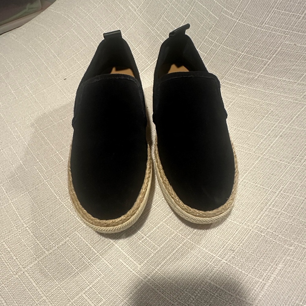 Dolce Vita Black Espadrille Slip-Ons